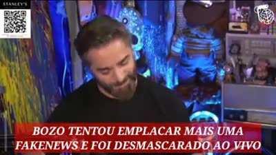 Bolsonaro mente mais uma vez e é desmascarado ao vivo! “A regra, é mentir, cara!”