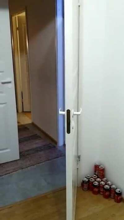 My parents kept leaving my door open.