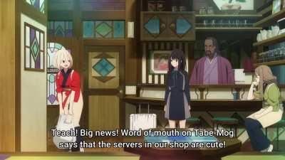 Meeting your new partner for the first time [Lycoris Recoil]