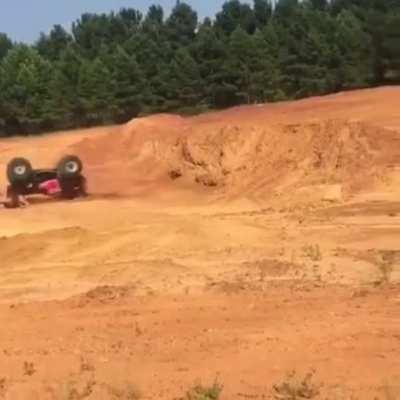 Quad fail with one of the best scorpions I have ever seen