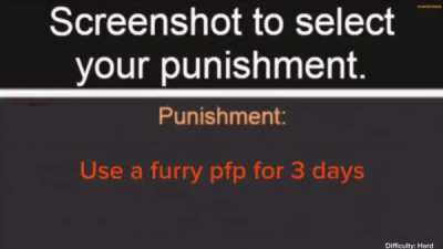 Go through with the punishment (Warning for strobe)