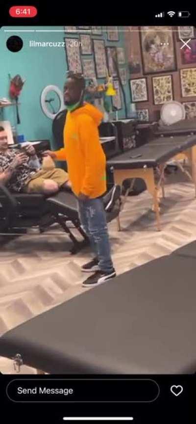 Lil marcuzz (dude who fought ayookd and kyngg) trolling the Deez Nuts guy AKA WelvenDaGreat at Vegas