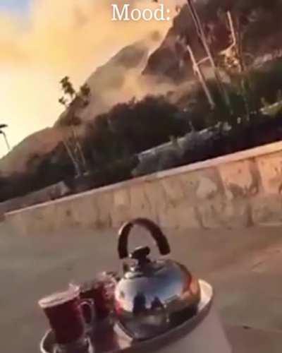 I guess he's not in a good mood