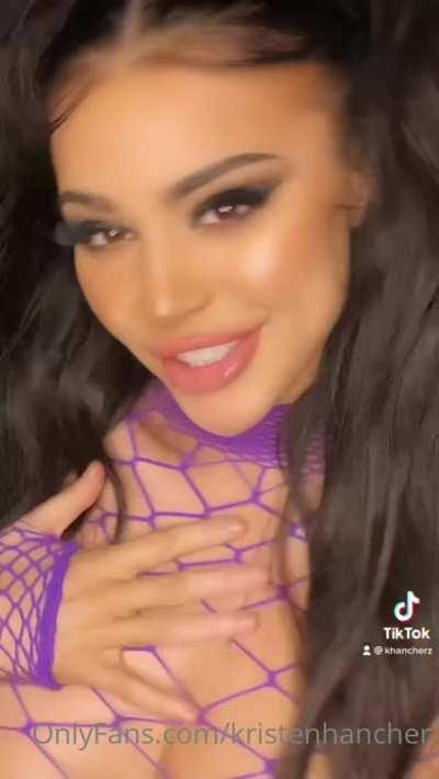 Dancing Fishnet TikTok Vertical Porn GIF