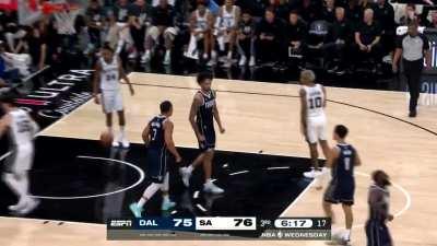 [Highlight] Derek Lively with a MONSTER FINISH off a Doncic lob