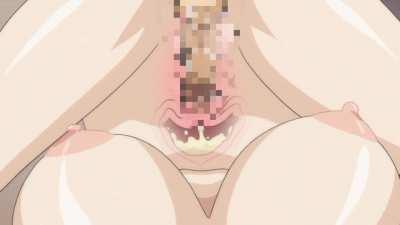 Filling her pussy to the brim