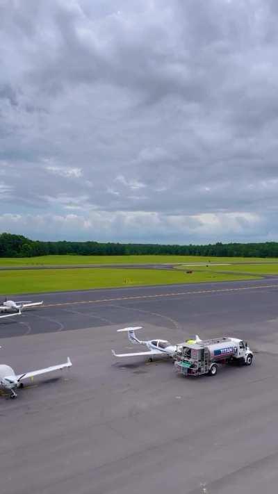 Have you ever seen lightning on the runway?