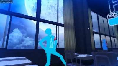 Are there any lore reason why Makoto/Minato dances in the Menu? is he into something?