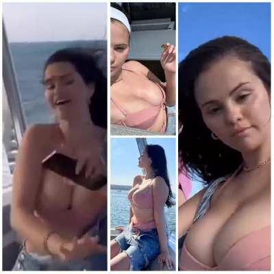 Selena had a busy day yesterday!