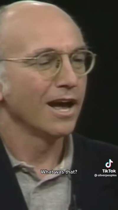 Larry David on money worries