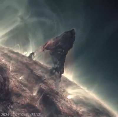 Incredible footage of Plasma ejecting from the sun
