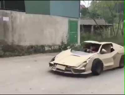 Cardboard Lambo