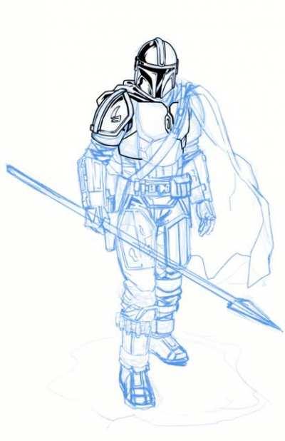 as an freelance artist, mando my favorite character