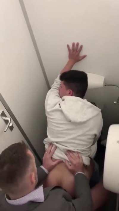 Bred in airport bathroom