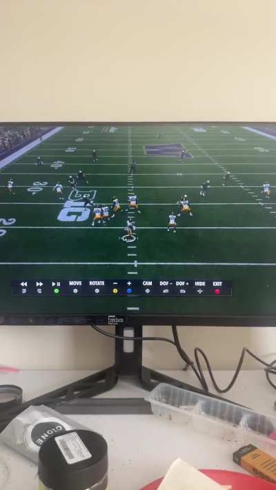 Thank you, left side of my offensive line