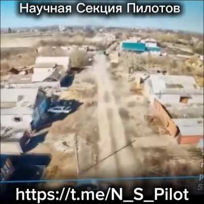 FibreOptic drone lays in wait for UA Stryker -  Kursk region (March 2025)