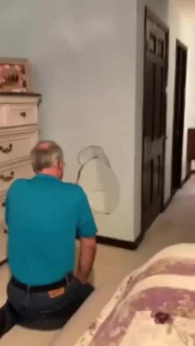 He sat there contemplating what did he just do