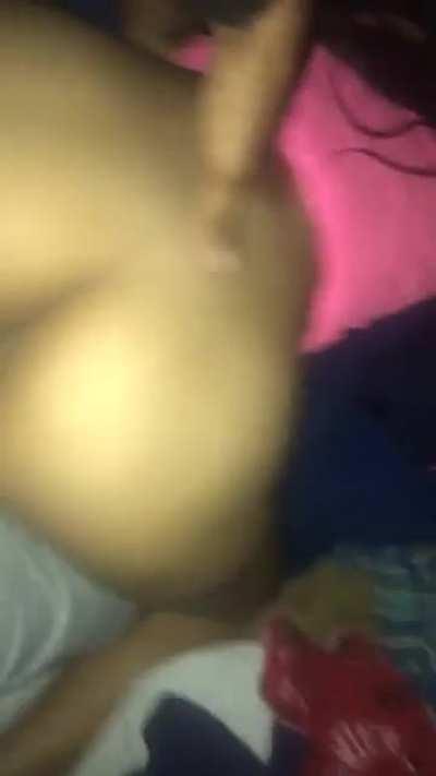 She wanted me to hit from the back!