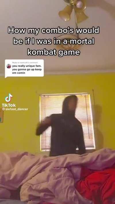 Accurate IRL Mortal Kombat Kombo