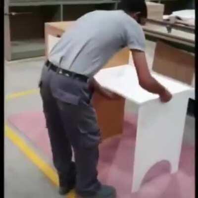 The way the chair fit