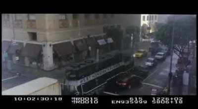 The 'Train' scene in Inception was one of those scenes that seemed so over-the-top that one could easily think it must've been really great CGI... it was a practical shot done in downtown LA. (2010)