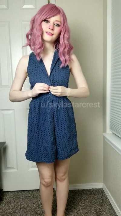 I love how easy this dress is to take off :)