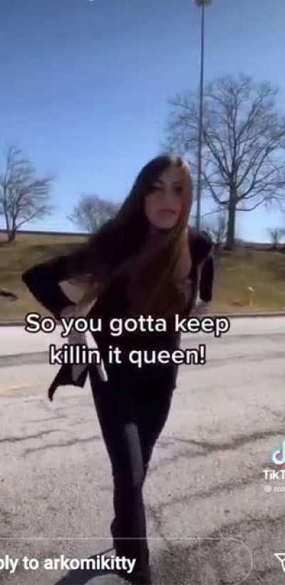 Here. Take this, Queen!