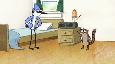 Mordecai listens to HANL