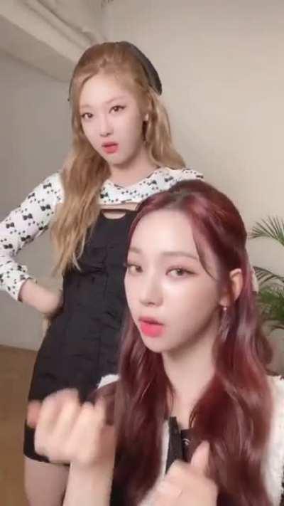211006 aespa Tiktok Update with Karina & Ningning - Savage Challenge