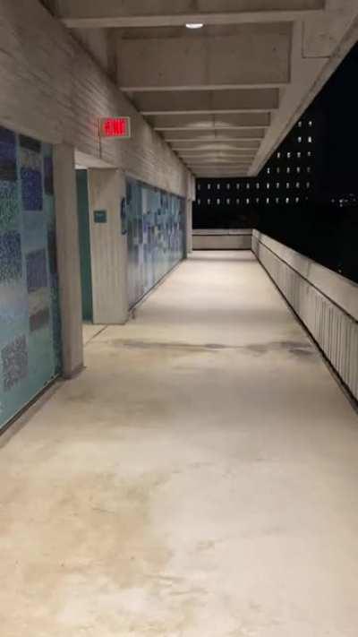 school after dark (courtesy of my brother)