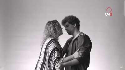Actual Mother and Son Kissing as a part of Social Experiment in Argentina ( Source in Comments )