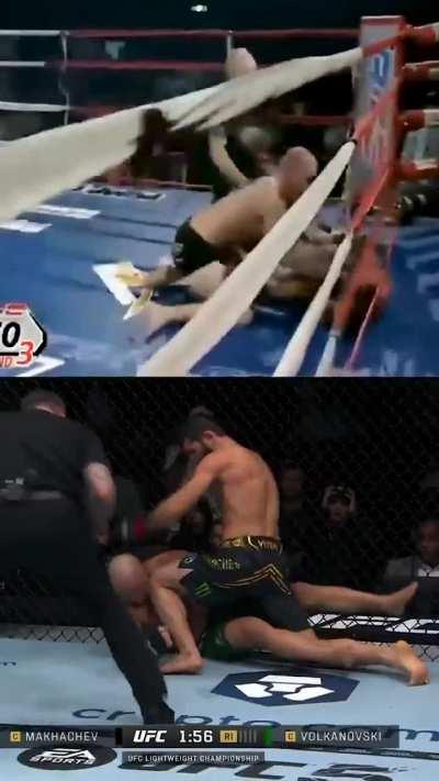 Volk and left kicks man. Was rooting for him big time!