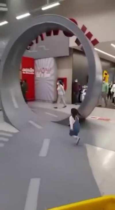 Nice cute try. With another 210 mp/h maybe she could do it.