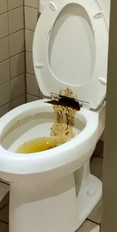 Who the fuck does this? Gas station near my house. How hard is it to take a shit? Thanos had the right idea.