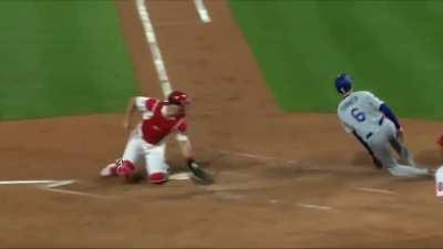 Trea Turner baseball slide