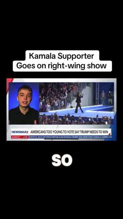Kamala supporter Adam Mockler makes Newsmax host lose his cool 