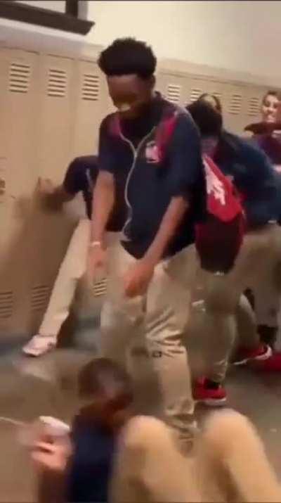 Tony whilst the brawl was breaking out backstage 🤣