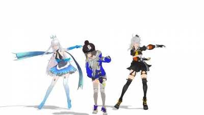 TOF just released their MMD model, so I'm having fun with it.