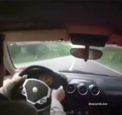 Boys after dodging death by an inch