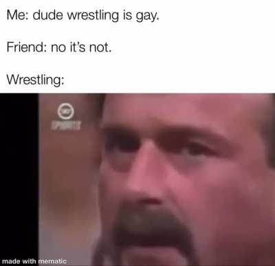 The WWE is something else (sound on)