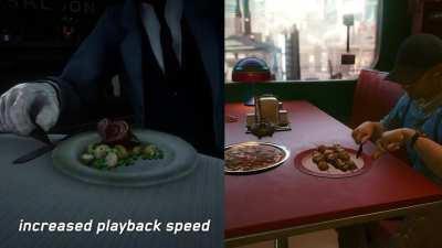 Eating animations in Red Dead Redemption 2