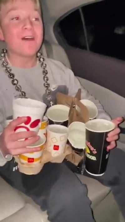 Dude accepted his fate and closed his eyes