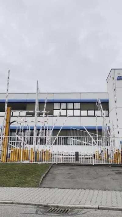 I don't why this is funny as hell to me but it just is. Barriers being tested.