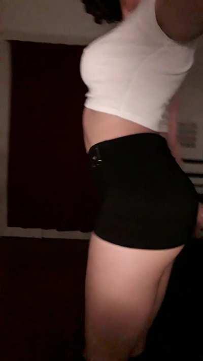 Amateur Anal Ass Booty Cock Homemade Latina Solo Tits Trans Porn GIF by s4kuramei