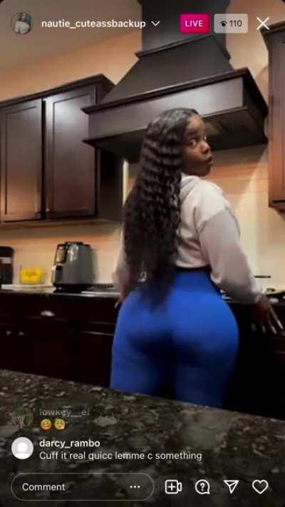 Was just live on her backup