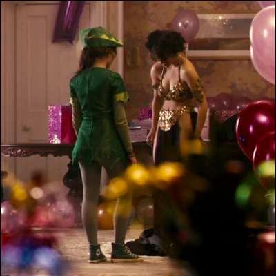 Jessica Brown Findlay in a Slave Leia Bikini - Albatross (2011)