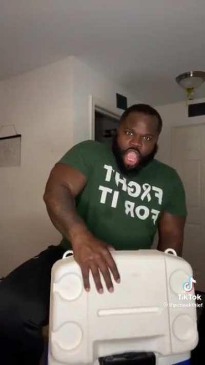 Mikey got a new fish