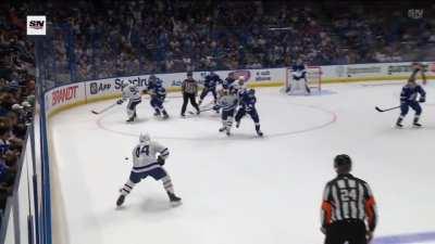 [TBL 4-(4) TOR] The Toronto Maple Leafs have come back from 4-1 down halfway through the third to tie Game 4 at 4 with 4 minutes remaining in the 3rd period