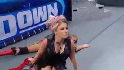 Alexa Bliss putting Loser Evans in her place