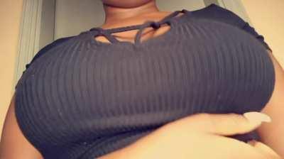 Running errands without a bra today